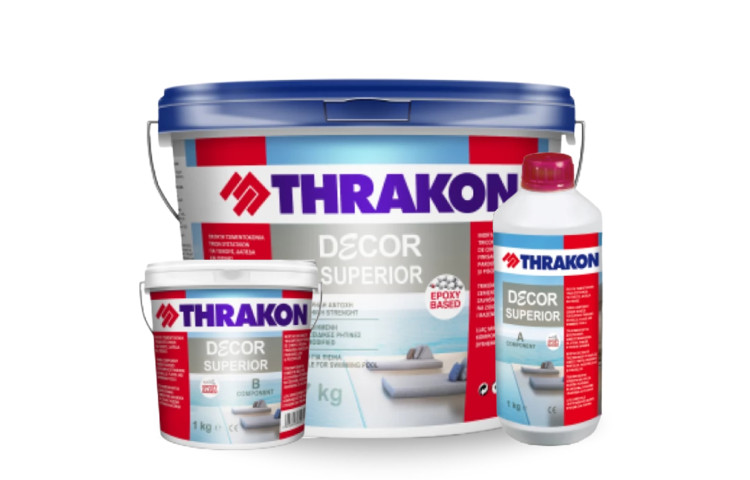 THRAKON Microciment Mortar Decorativ Tricomponent DECOR SUPERIOR 17 Kg 