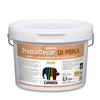 CAPAROL Stucco Di Perla Gold masa de spaclu decorativa pentru interior 2,5L