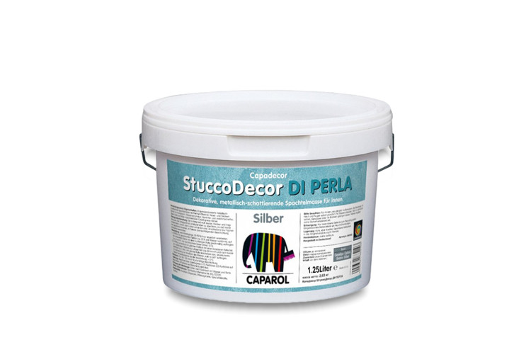 CAPAROL Stucco Di Perla Silber Masa de Spaclu Decorativa pentru Interior 1,25L