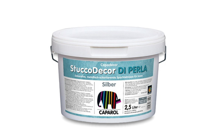 CAPAROL Stucco Di Perla Silber Masa de Spaclu Decorativa pentru Interior 2,5L