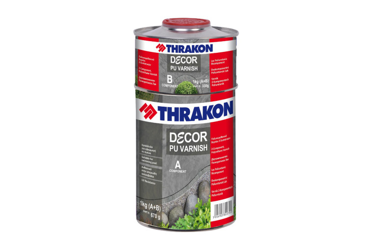 THRAKON Lac Poliuretanic DECOR PU VARNISH MAT 1Kg