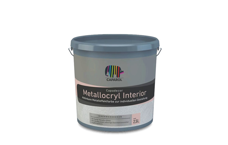 CAPAROL Vopsea Decor de Interior METALLOCRYL  2.5 Lt