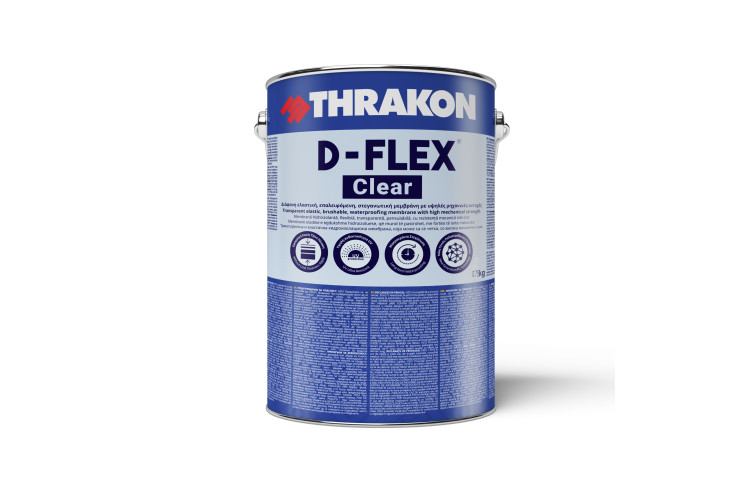 D-FLEX CLEAR - Membrana lichida transparenta hidroizolanta 0.75KG