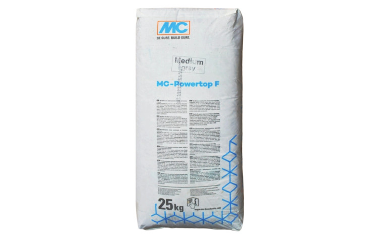 Mortar fin de reparatie si finisare beton MC-Powertop F, clasa R1, 25 kg