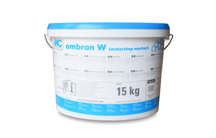 Mortar rapid pentru oprirea infiltratiilor de apa OMBRAN W 15KG