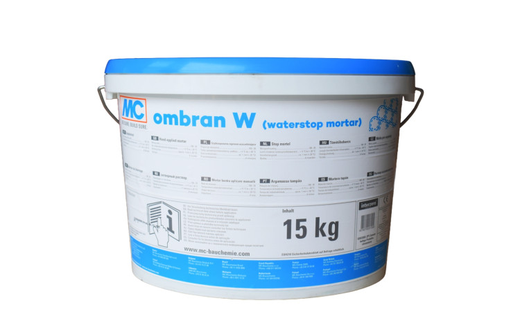 Mortar rapid pentru oprirea infiltratiilor de apa OMBRAN W 15KG