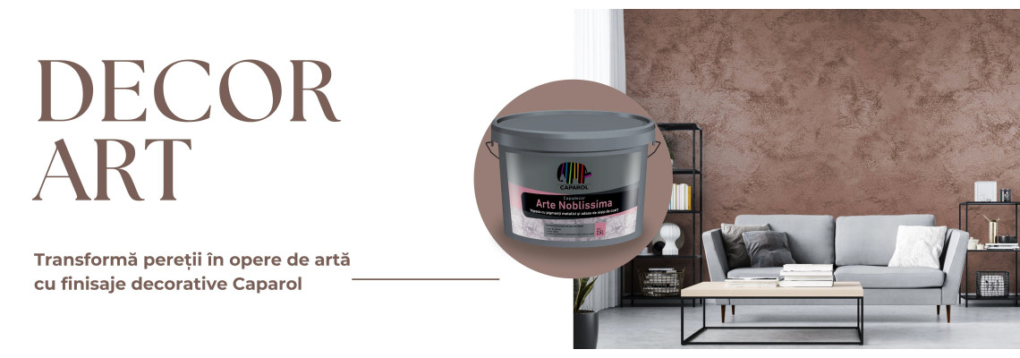 Decor Art - mortare decorative - monocomponent, bicomponent si tricomponent