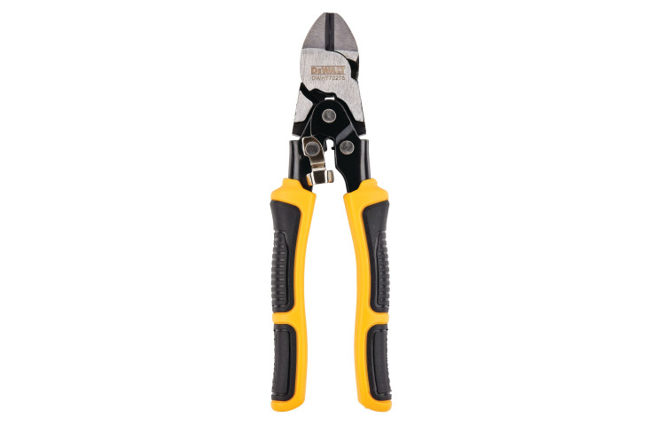 DEWALT Cleste diagonal cu actiune compusa, lame calite, 70% mai multa putere de taiere