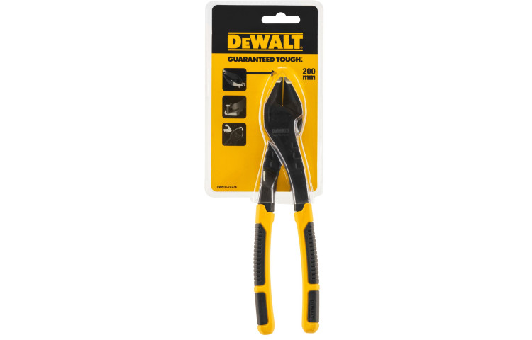 DEWALT Cleste taiere diagonala , 200 mm, 2 in 1 taiere si smulgere