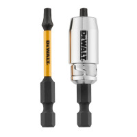Cap de înșurubare DeWalt DT70538T-QZ T25 FLRQ 57 mm + manșon din aluminiu (3 buc.)