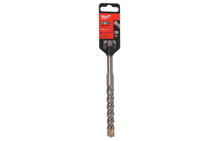 MILWAUKEE Burghiu SDS+ MX4, 14 x 100 x 160 mm, 4932352036