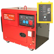 Generator insonorizat SENCI SCD7500Q-3 ATS, 4.8 kW, 400V, Diesel, ATS inclus