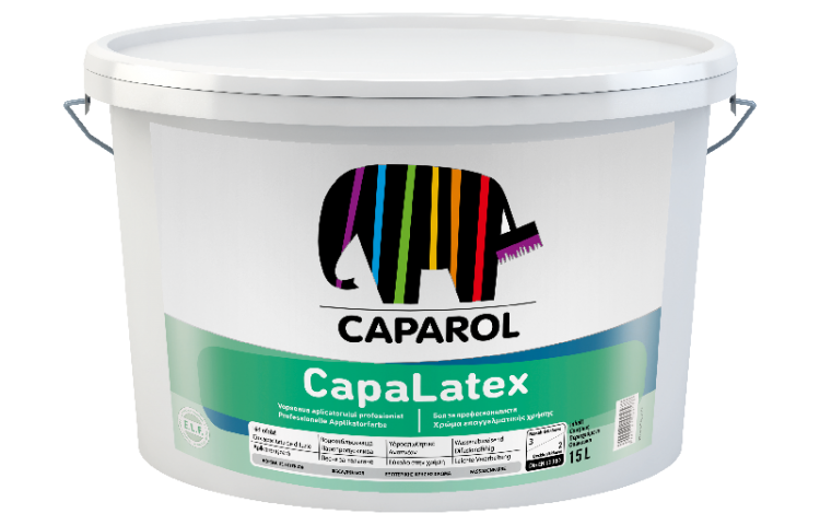 Vopsea lavabila alba mata CAPALATEX 15 Lt