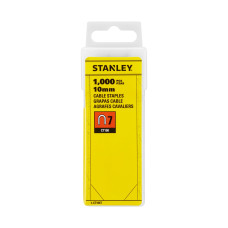 STANLEY Capse 10mm pentru cabluri, 1000 bucati