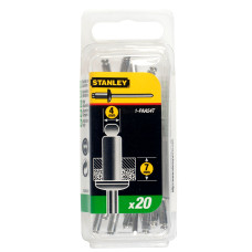 STANLEY Nituri aluminiu 4x7 mm, 20 bucati