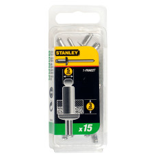 STANLEY Nituri aluminiu 5x3 mm, 15 bucati