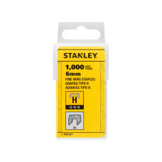 STANLEY Capse 6mm din sârmă fină, set 1000 bucăți