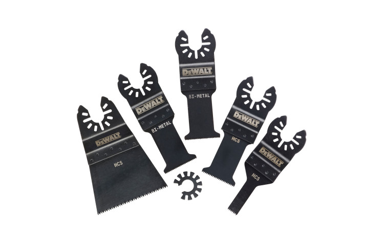 Set lame oscilante pentru unealta multifunctionala Dewalt DT20732-QZ, 5 buc