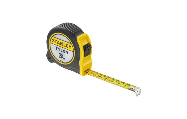 STANLEY Ruleta Tylon 3 m, latime banda 13 mm, carcasa cauciucata
