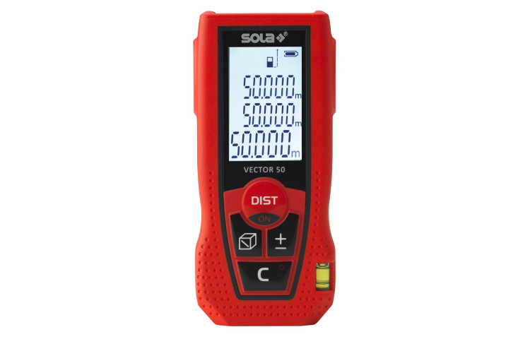 Telemetru laser SOLA VECTOR 50, 50 m, 1.5 mm/m, cu fiolă