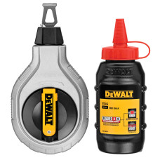 DeWalt Rola de creta DWHT47408-0 6:1 cu creta rosie, carcasa aluminiu, 30 m
