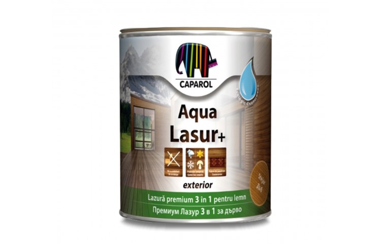 CAPAROL Lazura Aqua Lasur ABANOS 0,75L